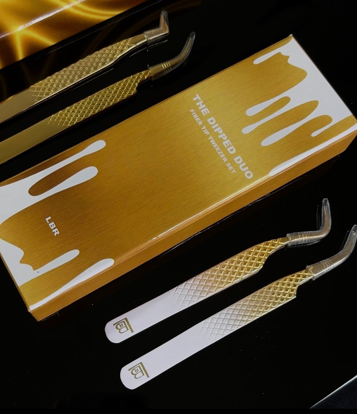 THE DIPPED DUO TWEEZER SET | LBR LASHESBYREB