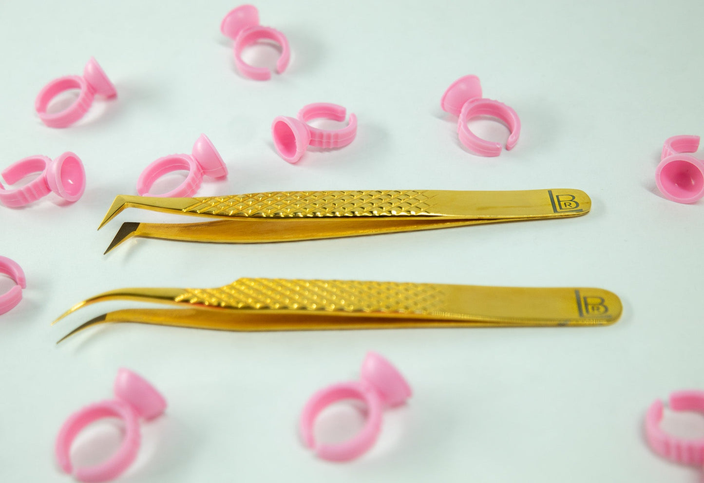 THE GOLDEN DUO TWEEZER SET | LBR LASHESBYREB 